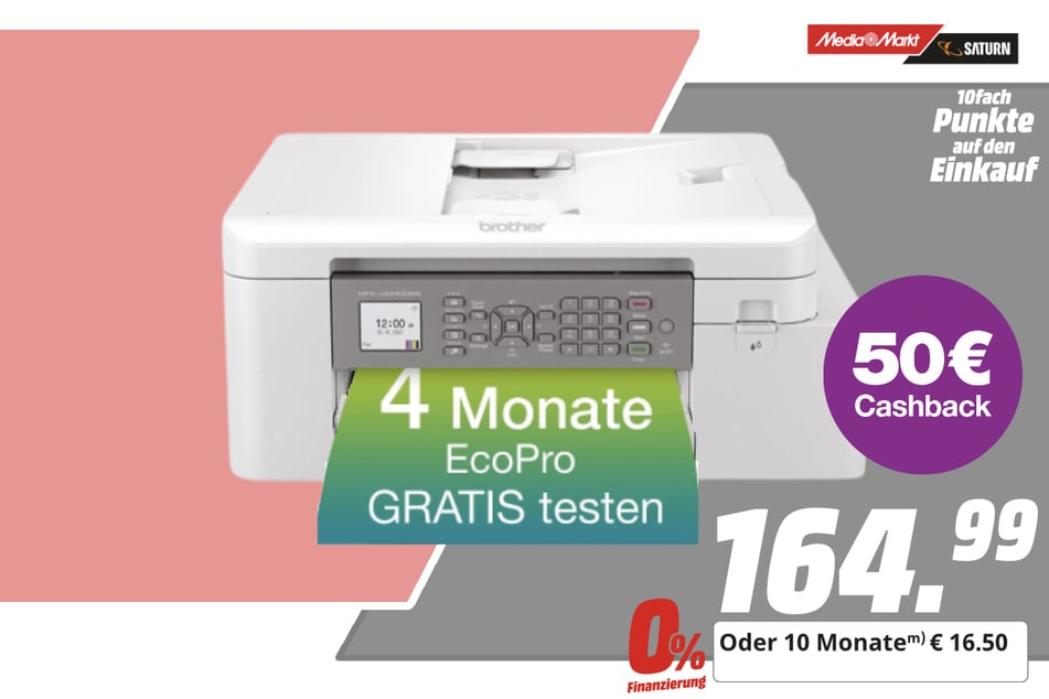 Brother-Drucker für 164,99 Euro.