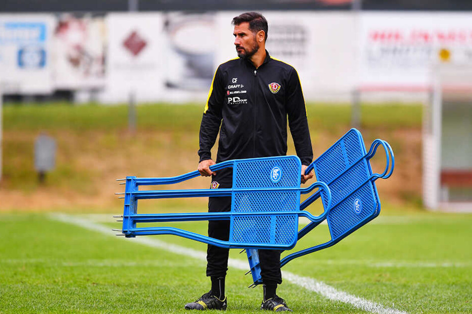 Cristian Fiel heute als Trainer von Dynamo Dresden.