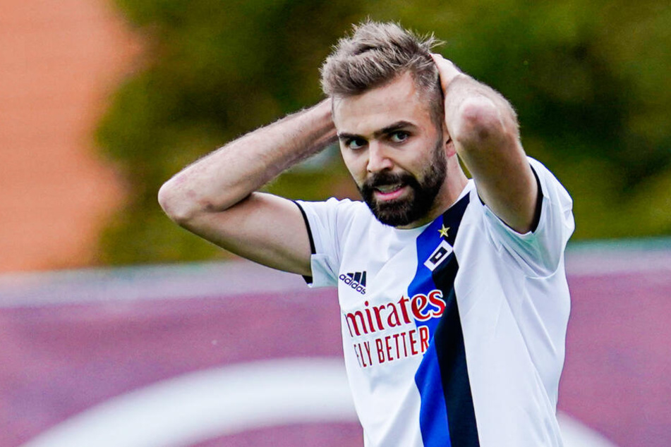 Lukas Hinterseer ist mit vier Toren der erfolgreichste HSV-Angreifer in dieser Saison.