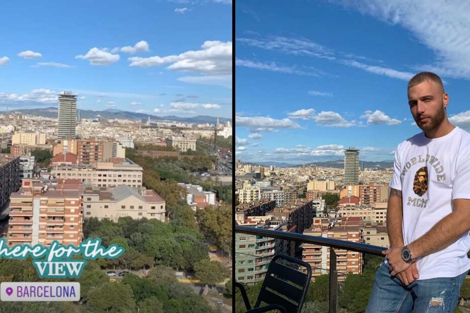 Die beiden Kandidaten posteten genau den gleichen Ausblick auf Instagram.