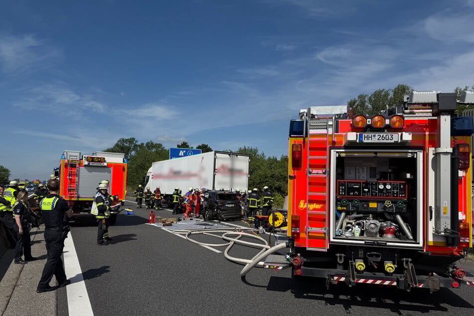 Rund zwei Stunden war die Feuerwehr im Einsatz.