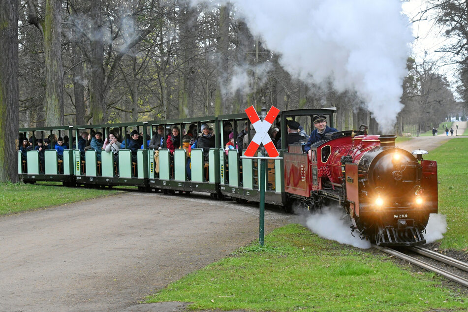 Ab Sonntag dampft wieder die "Pioniereisenbahn" durch den Großen Garten.