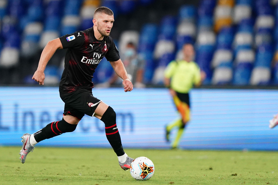 Ante Rebic vom AC Mailand in Aktion.