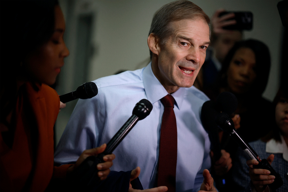 Jim Jordan at the Capitol on Wednesday in Washington DC, where he again failed in his bid to become Speaker of the House.