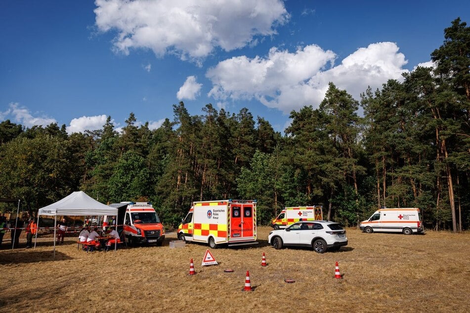 160 Kräfte waren im Einsatz.