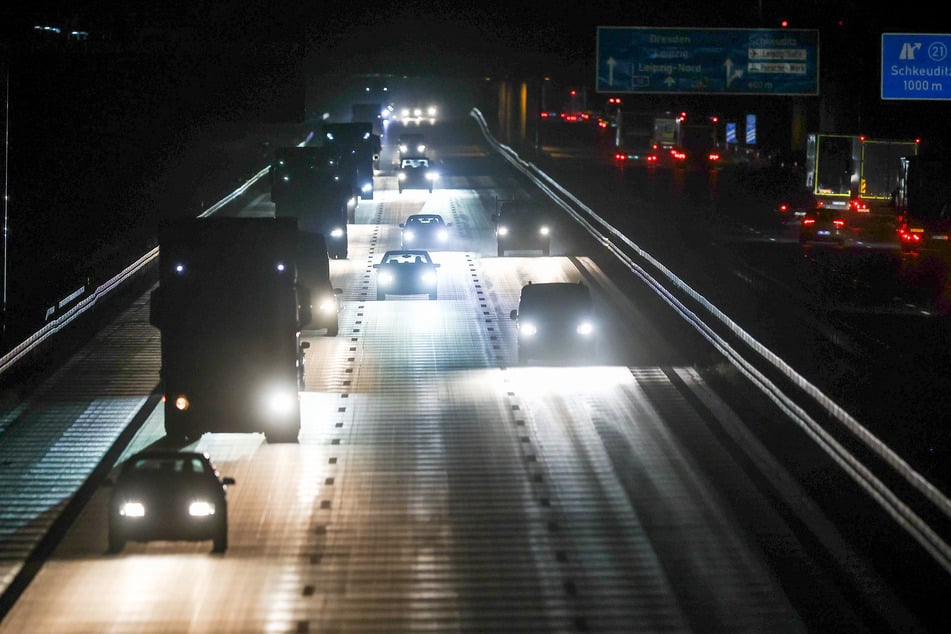 Der Mann versuchte über die A14 in Richtung Dresden zu flüchten. (Archivbild)