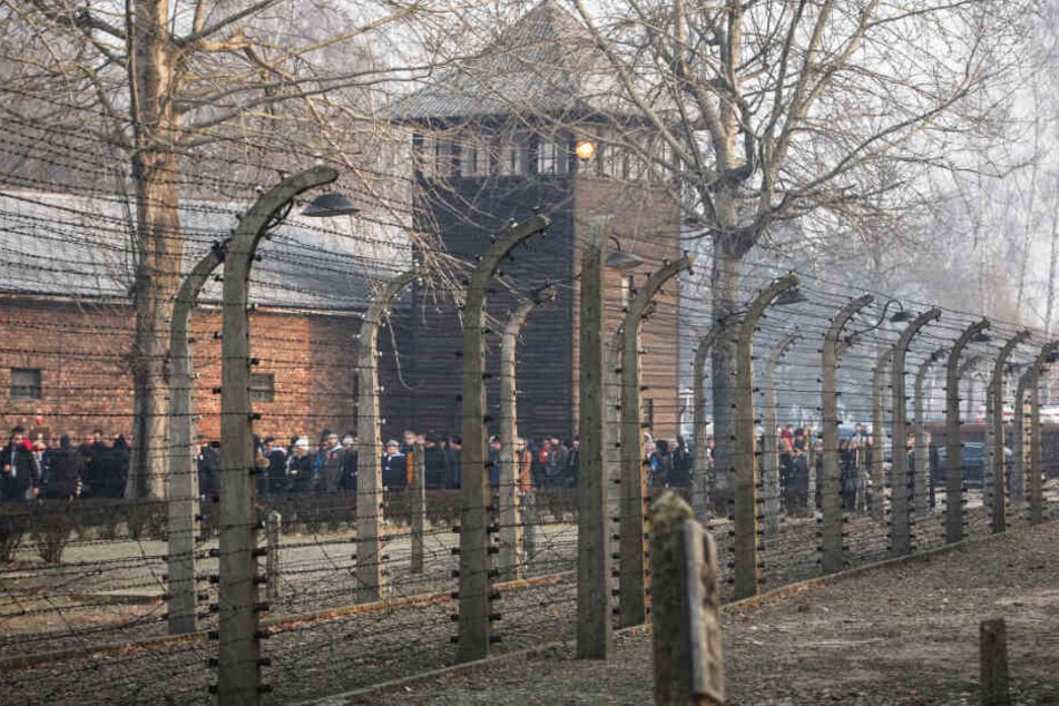 An der Gedenkfeier zum 75. Jahrestag der Befreiung des ehemaligen deutschen Konzentrationslagers Auschwitz kamen am Montag zahlreiche Besucher.