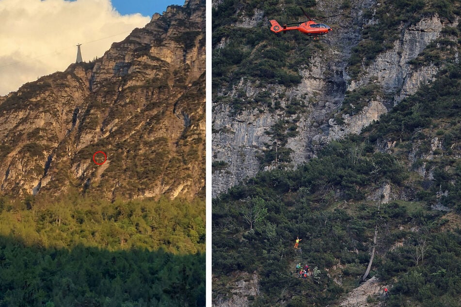 Im Geländer an der Nordwestseite des Predigtstuhls im Lattengebirge droht erhöhte Steinschlaggefahr.
