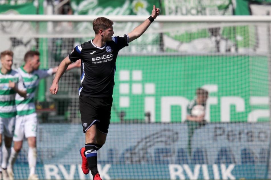 Rekord-Stürmer Fabian Klos bleibt dem DSC erhalten.