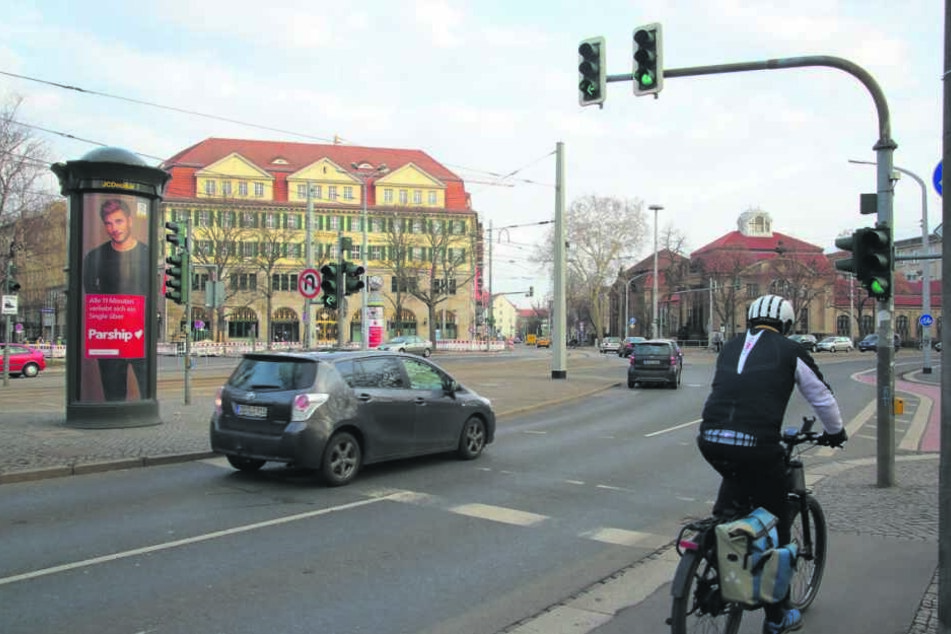 Für 60 000 Euro wird am Güntzplatz ein Radübergang von der Ziegelstraße zur Elsässer Straße geschaffen.