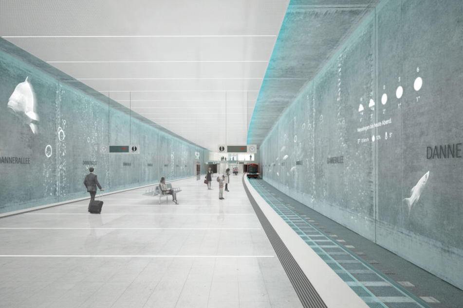 Das Architekturbüro "netzwerkarchitekten" aus Darmstadt entwirft die neuen Haltestellen in Hamburg.