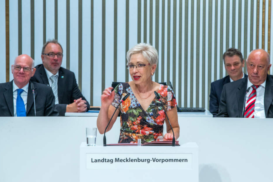 Im September 2017 sprach Sylvia Bretschneider zu den Abgeordneten bei der feierlichen Eröffnung des neuen Landtags.