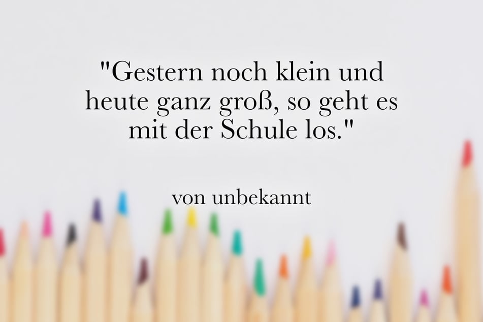 Ein schöner Glückwunsch zur Einschulung.