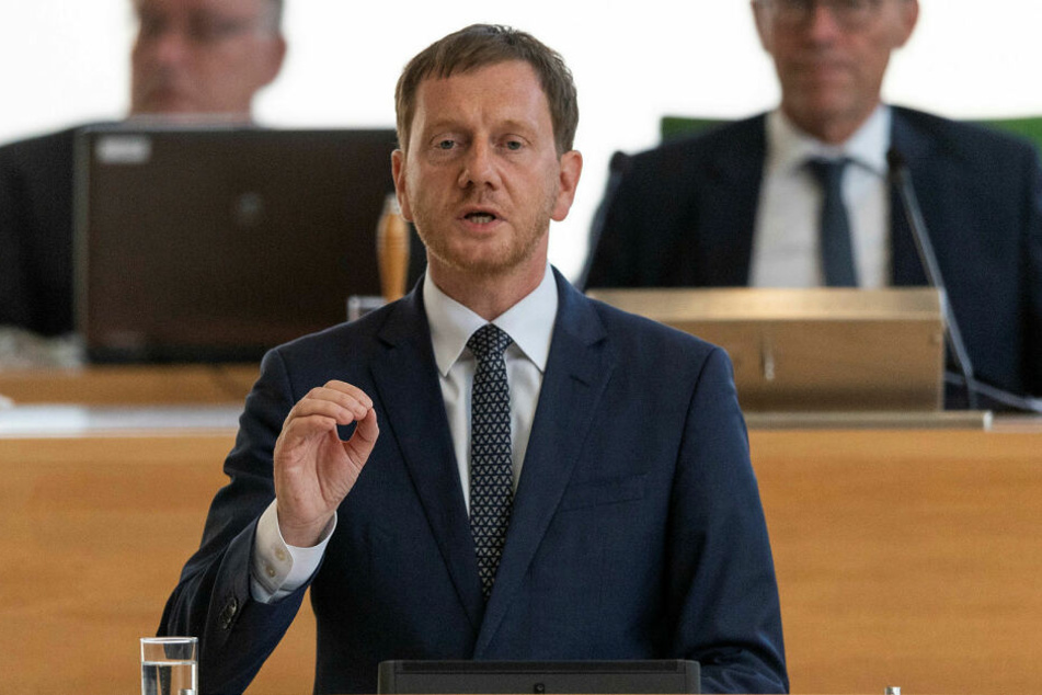 Gab offenbar den Anstoß zur Rettung des Natur- und Klettergebiets: Sachsens Ministerpräsident Michael Kretschmer (44, CDU).