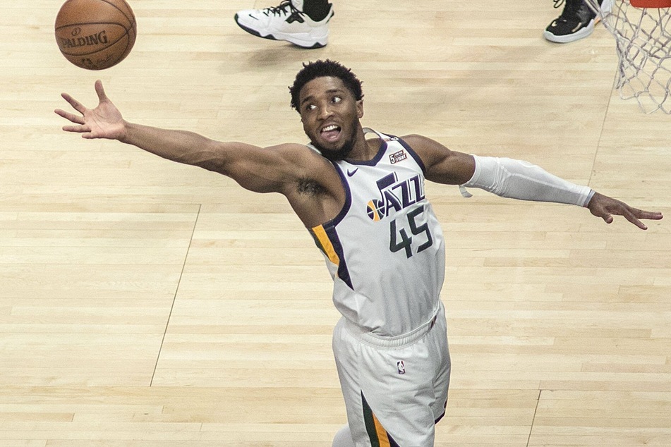 Donovan Mitchell led all scorers with 22 points on Thursday night.