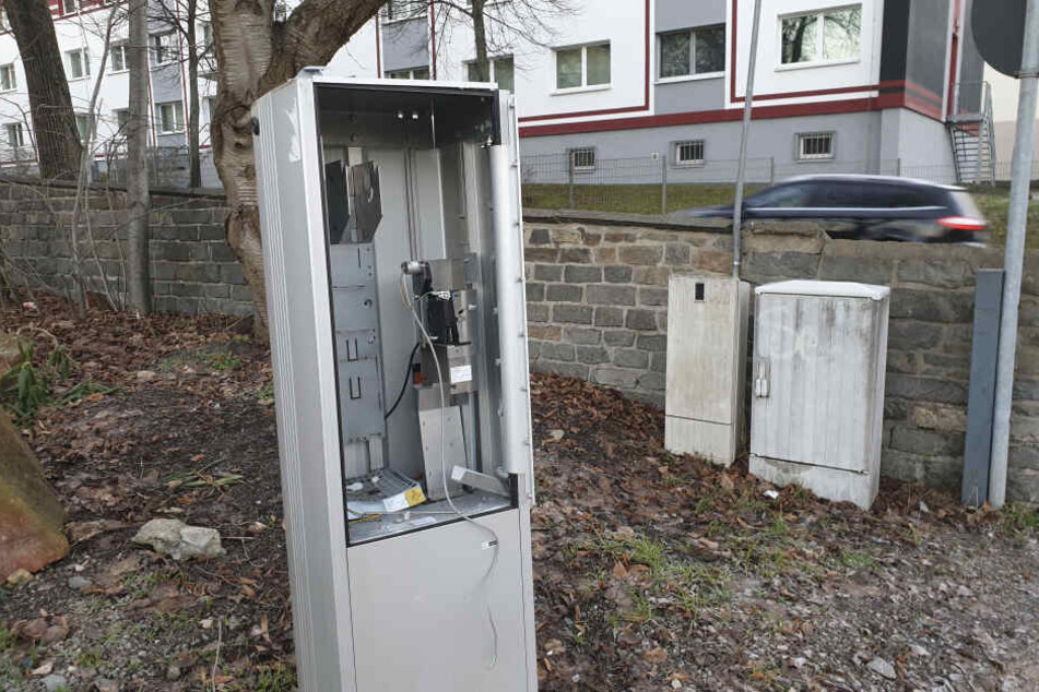 Auf dem Kaßberg wurde ein Parkscheinautomat gesprengt.