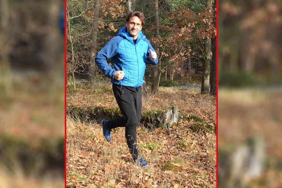 Schauspieler Falk-Willy Wild (51) läuft besondern gern durch den Wandlitzer Wald.