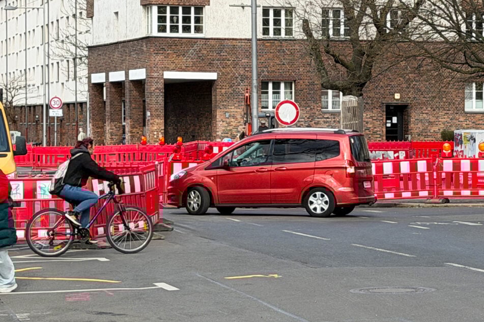 So mancher Autofahrer muss sich erstmal an die neue Verkehrsführung gewöhnen.