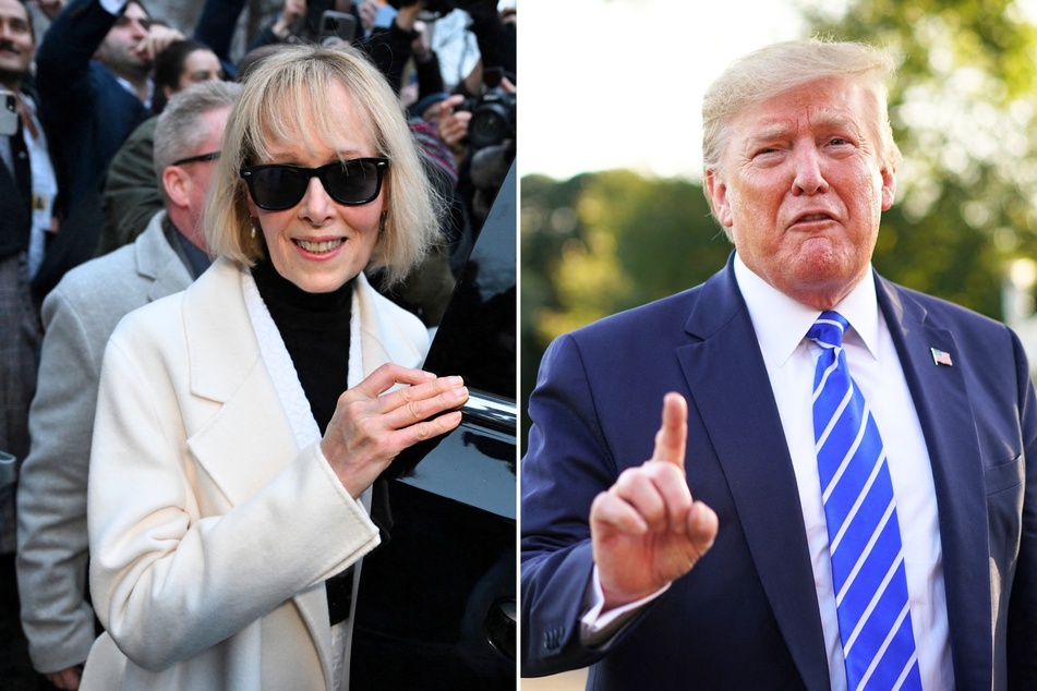 Donald Trump and his legal team dismissed E. Jean Carroll's (l.) concerns that he won't be able to afford the $83 million judgment from her lawsuit against him.