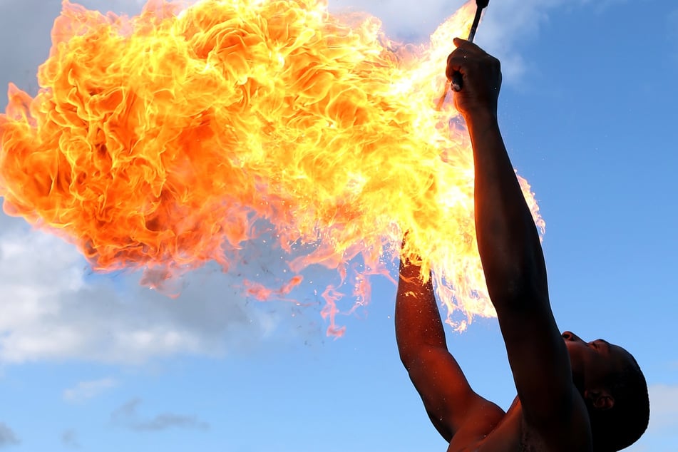 Auch Feuerschlucker sind in Meißen mit am Start (Symbolbild).