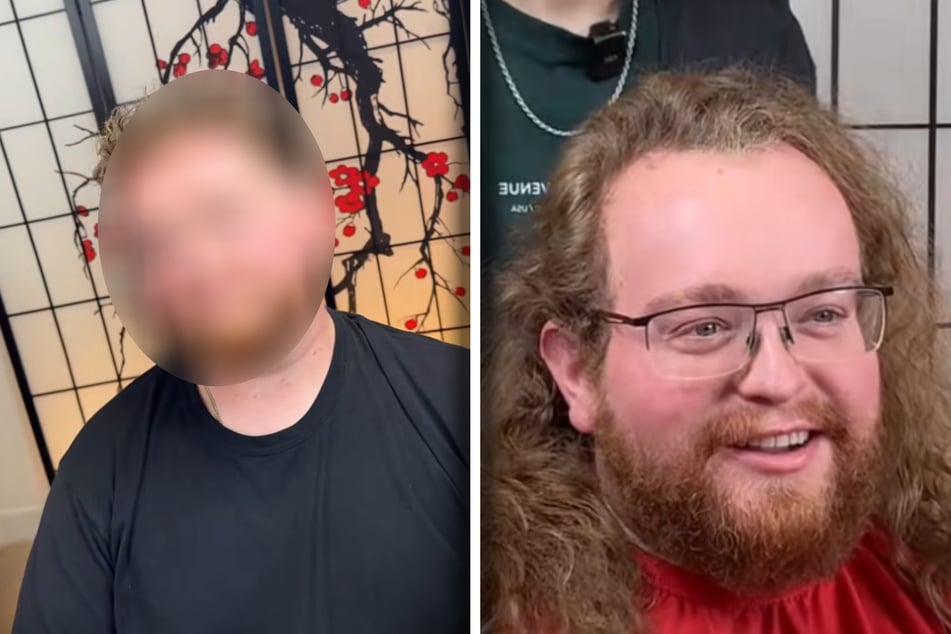 Hombre quiere un cambio de imagen en la peluquería: después no se le puede reconocer