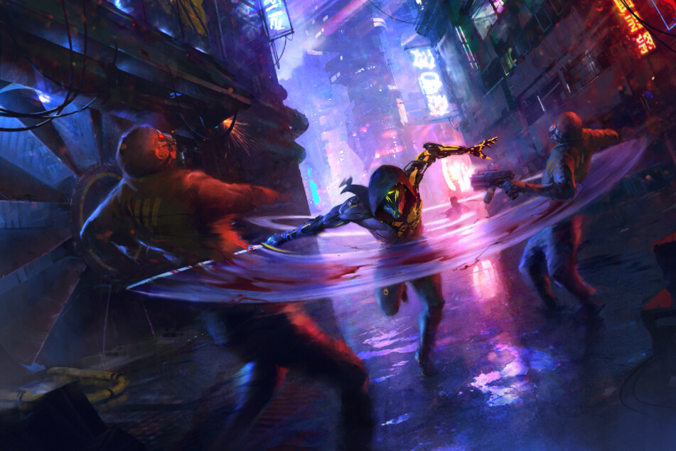 In "Ghostrunner" schlüpft Ihr in die Rolle eines namenlosen Killers, der sich - nur mit seinem Katana bewaffnet - durch eine dystopische Stadt kämpft. Das Spiel spart nicht an Gewaltdarstellungen, weiß diese jedoch auch gekonnt in das raue Setting einzubauen.