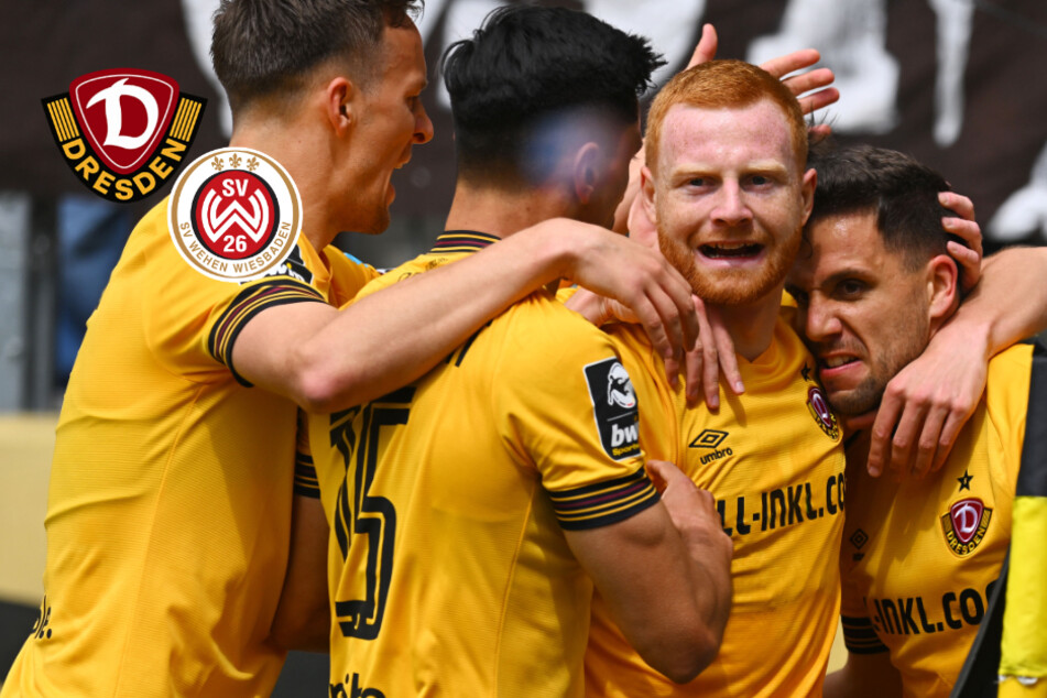 Dynamo "on fire"! SGD springt mit tollem Sieg gegen Wiesbaden auf direkten Aufstiegsplatz