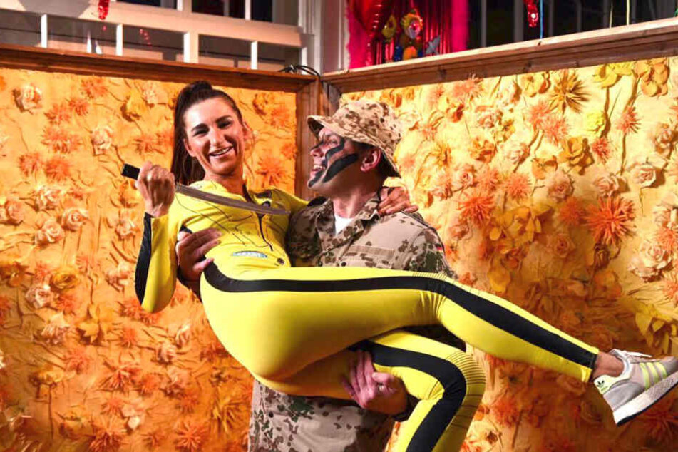 Der Ranger (oder so ähnlich) trifft auf "Die Braut" aus "Kill Bill".