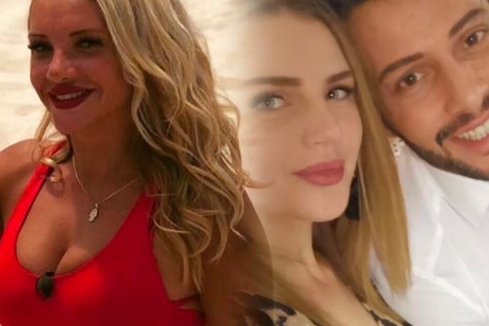 Fotomontage: Domenicos Freundin Julia (Mi.) ist nicht gerade gut auf das Thema Evelyn zu sprechen.