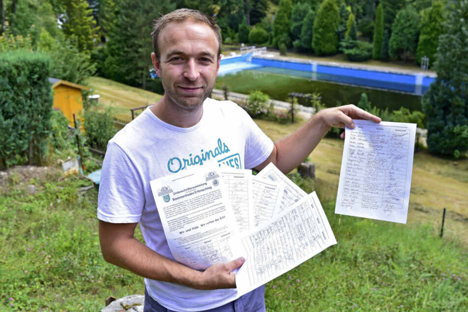 Der Bürgerverein um Felix Kreißel (31) stellt erstmals Details zum neuen Sommerbad in Erfenschlag vor.