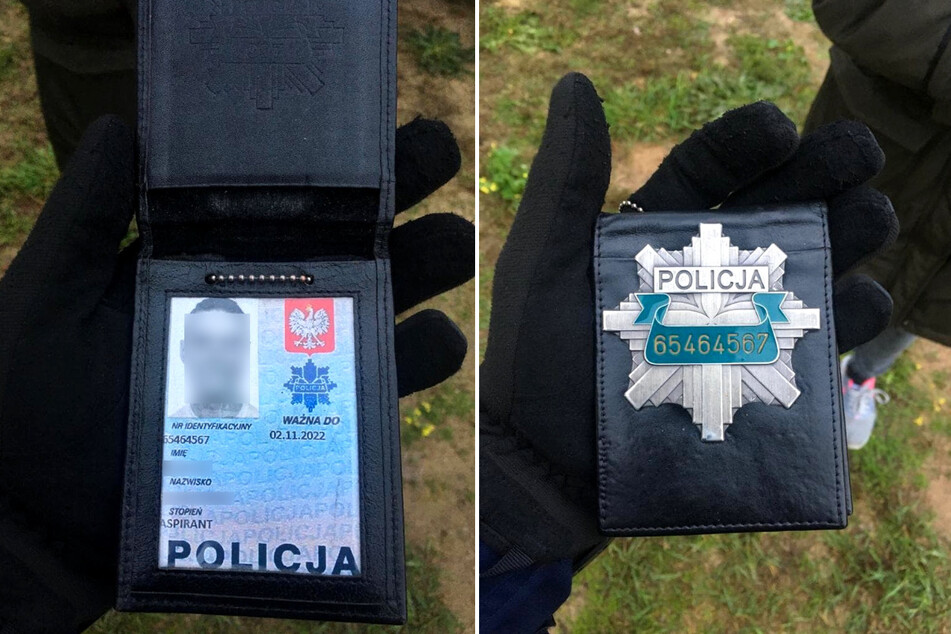 In Poland, a man forged his police ID and bought his "badge" on the Internet.