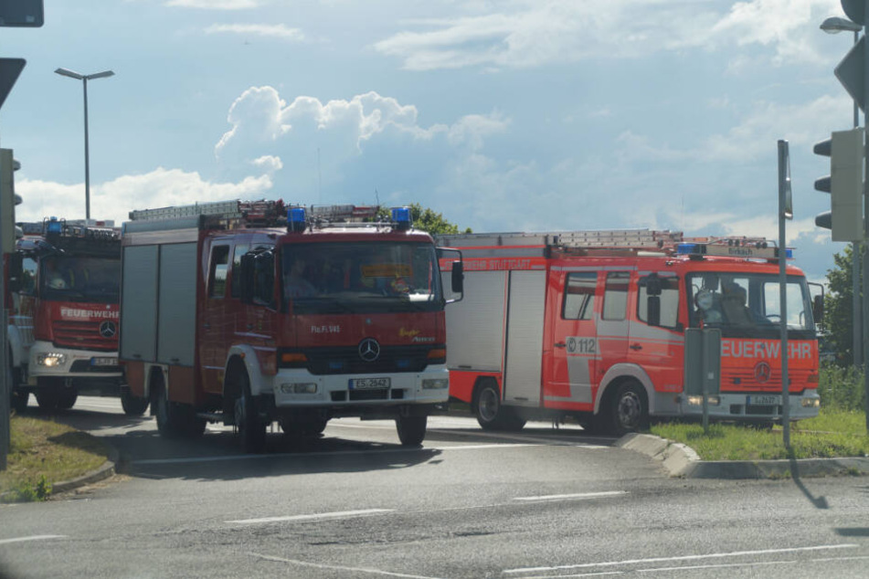 Einsatzkräfte sind an den Stuttgarter Flughafen angerückt.