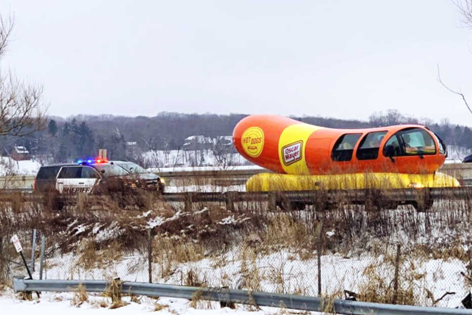 Das Wurst-Mobil wurde vom Sheriff gestoppt.