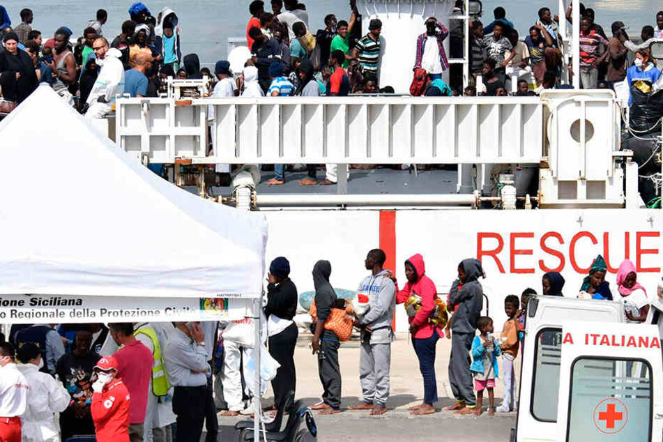 Als Flüchtlingsschiff ist die Diciotti oft auch im Mittelmeer unterwegs.
