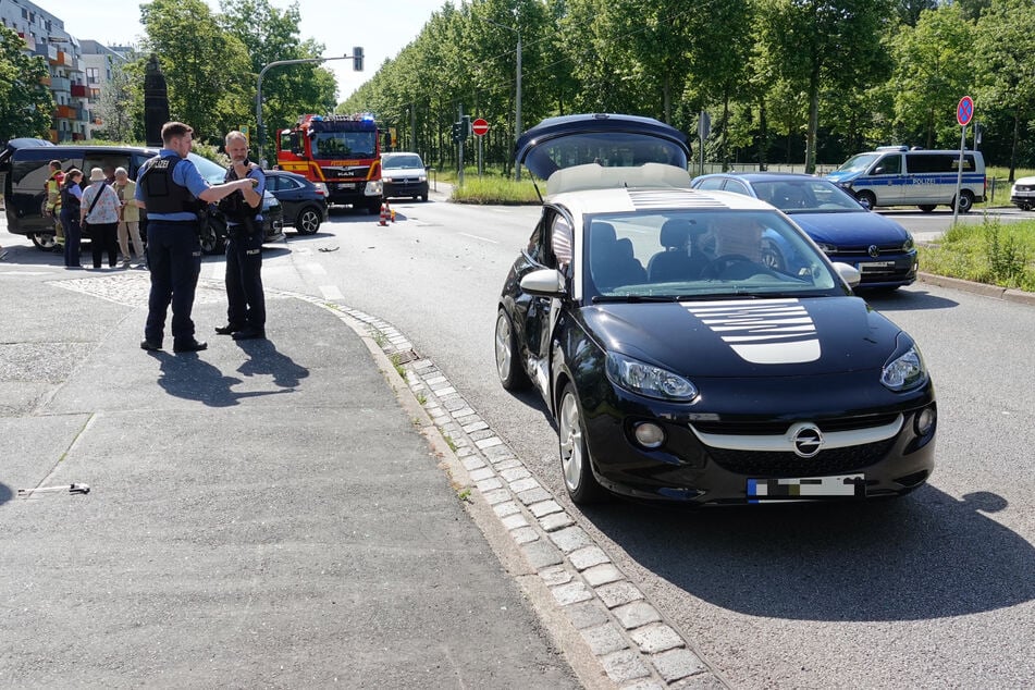 Auch ein Opel war in den Unfall verwickelt.
