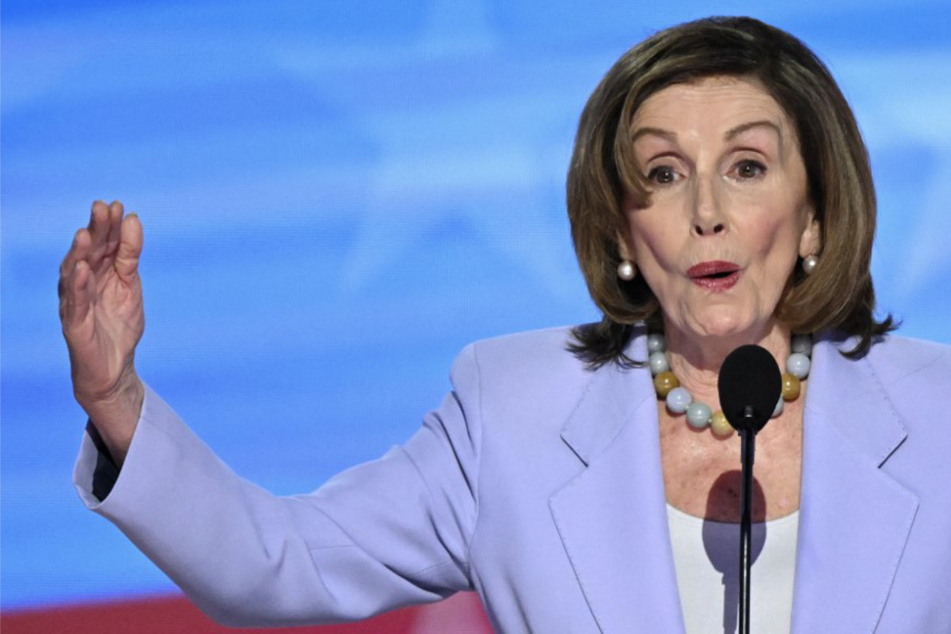 Gaza solidarity protesters disrupt Nancy Pelosi book talk: "Shame on you!"