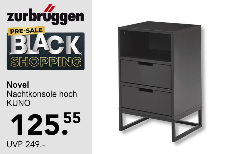 Die Novel Nachtkonsole KUNO für 125,55 statt 249 Euro.