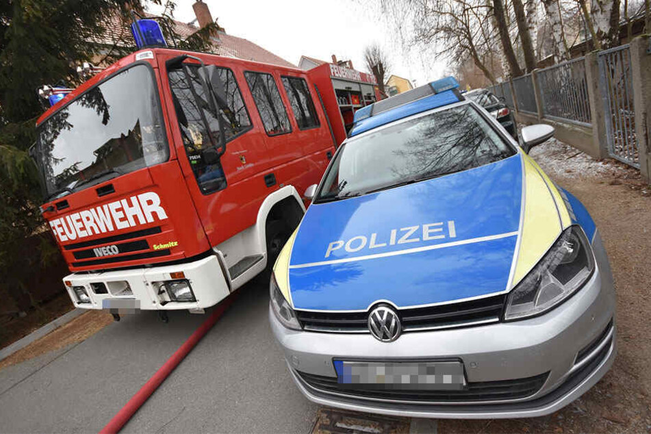 Feuerwehr, Polizei und Rettungsdienst waren vor Ort.