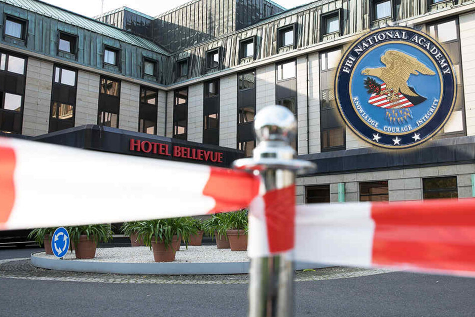 Das Hotel Bellevue am Dresdner Elbufer.
