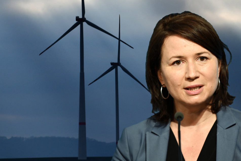 Thüringens Energieministerin Anja Siegesmund (45, Grüne) will den Kommunen den weiteren Ausbau von Windrädern ermöglichen. (Archivbilder)
