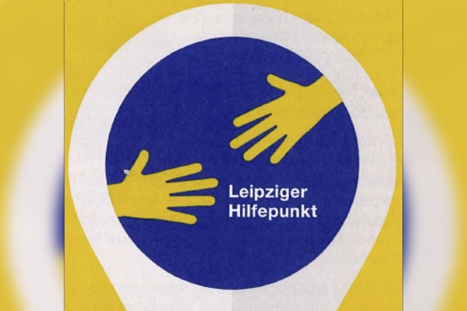 An diesem Symbol erkennt Ihr die Leipziger Hilfepunkte.