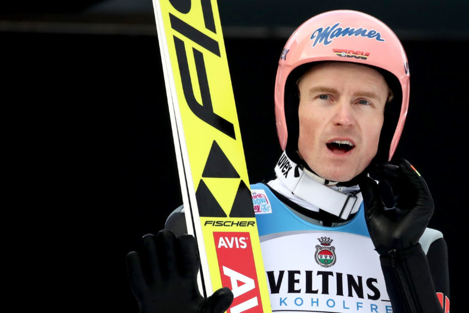 Severin Freund lässt sich von seinen Verletzungen nicht unterkriegen.