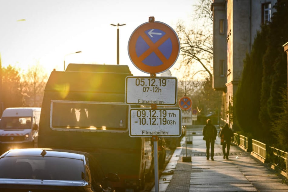 Bis einschließlich Montag gibt's wegen der Dreharbeiten Parkverbote und Sperrungen.