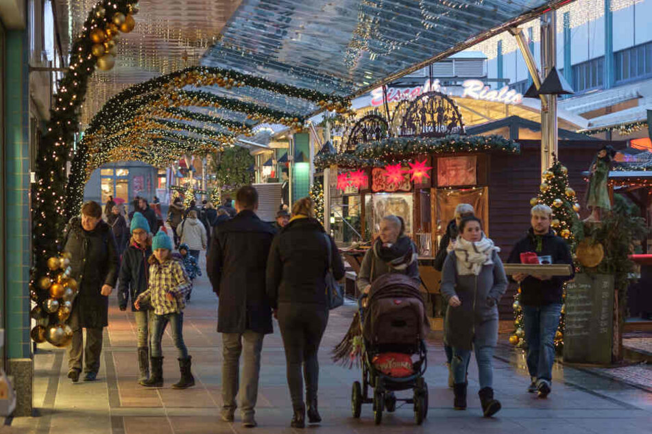 Weihnachtsshopping am Sonntag - hier im Chemnitz Center 2018 - fällt in diesem Jahr wohl aus. Das entschied das Sächsische Oberverwaltungsgericht.