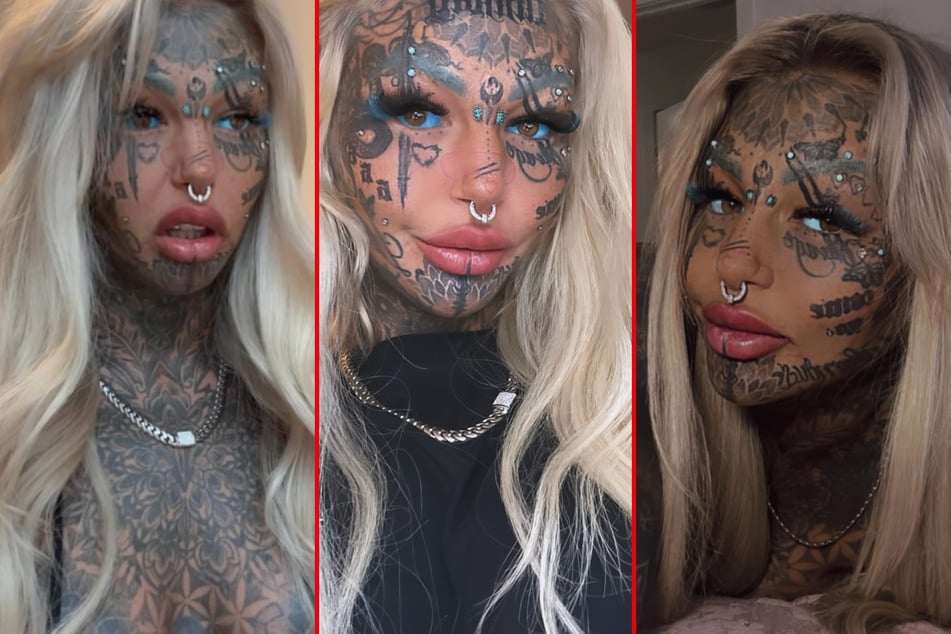 Despite going blind last time, Amber Luke is going in for more eye tattoos.