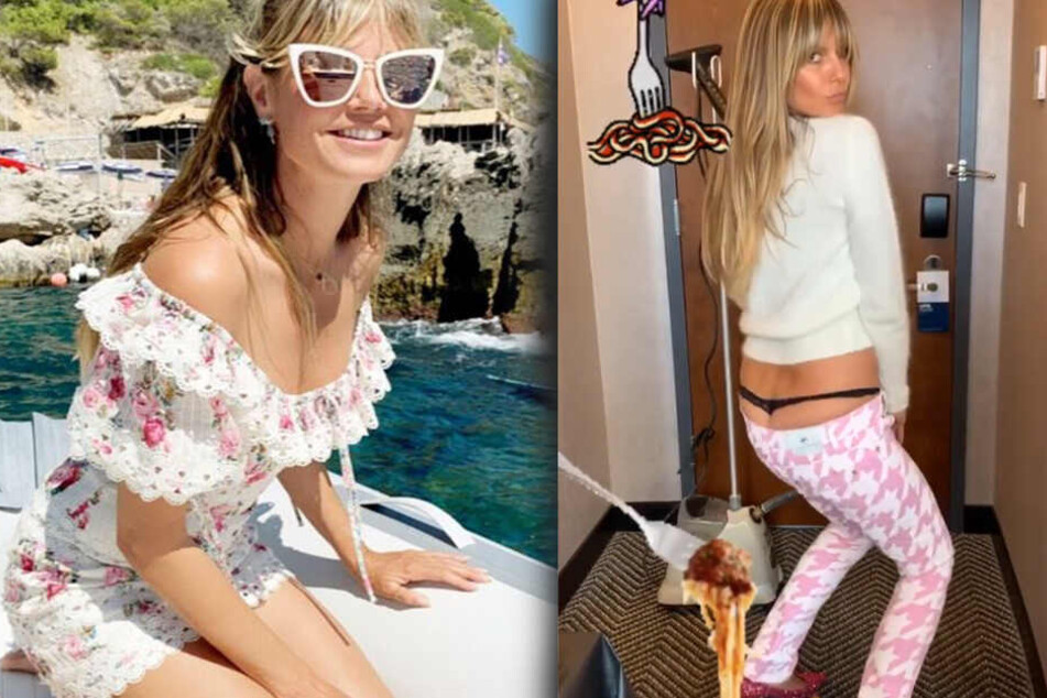Heidi Klum zeigt, was sie drunter trägt