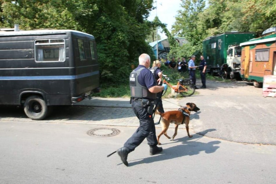 Hier soll ein Mann vergangene Nacht durch Schüsse verletzt worden sein.
