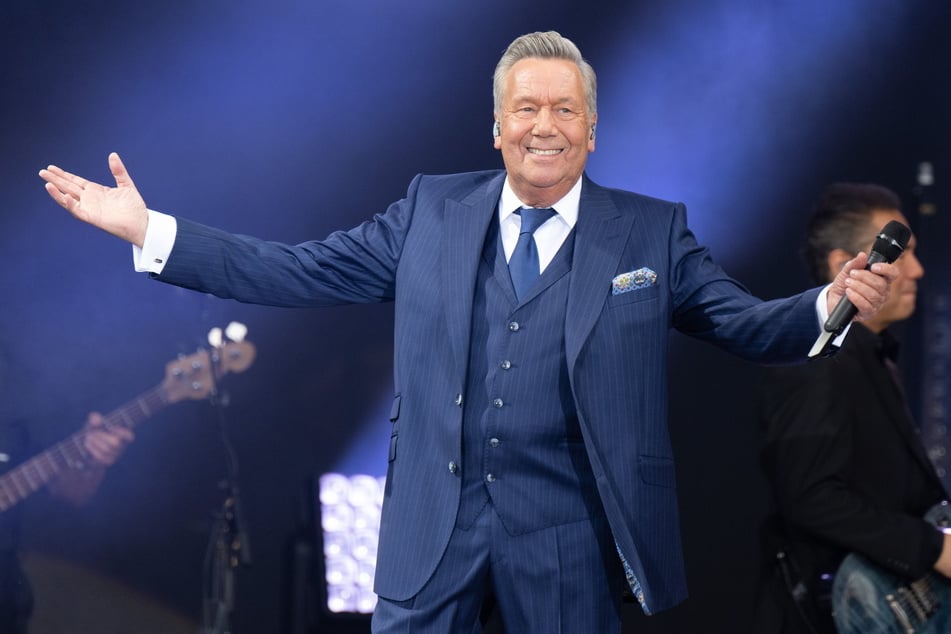Roland Kaiser (74) spielt bereits das dritte Jahr auf der Waldbühne Schwarzenberg.