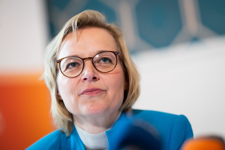 Katja Wolf (49, BSW) ist Thüringer Ministerin für Finanzen. (Archivbild)