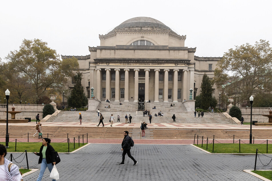 Columbia University campus in New York City.